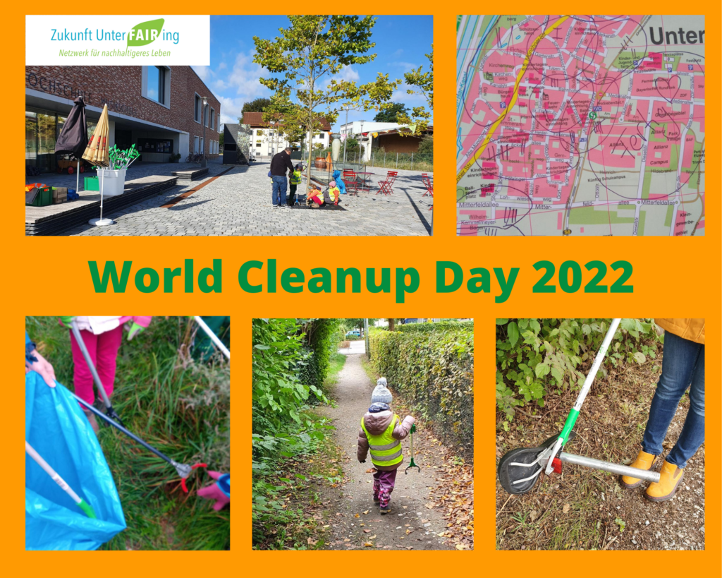 Collage vom World Cleanup Day 2022